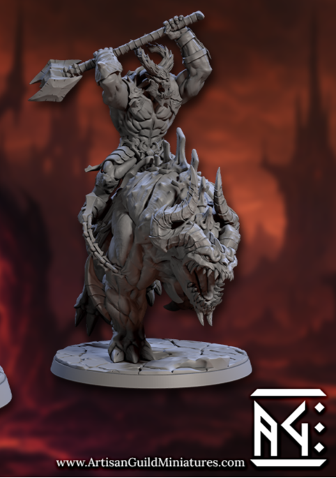 Belzatu, Infernal Warbeasts with Ravager Riders - Set 2 (4 Variants Available) - Artisan Guild