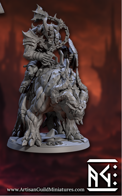 Belzatu, Infernal Warbeasts with Ravager Riders - Set 2 (4 Variants Available) - Artisan Guild