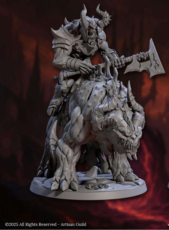 Belzatu, Infernal Warbeasts with Ravager Riders - Set 1 (4 Variants Available) - Artisan Guild