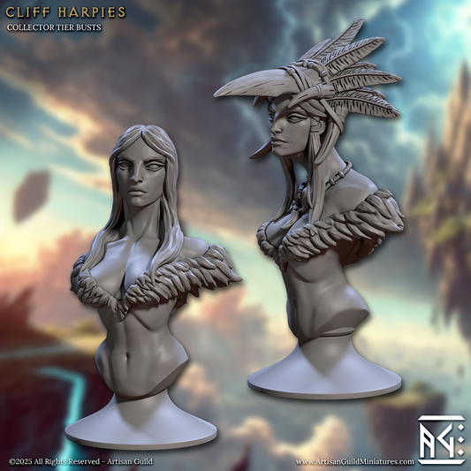 Cliff Harpies Busts (2 Variants Available) - Artisan Guild