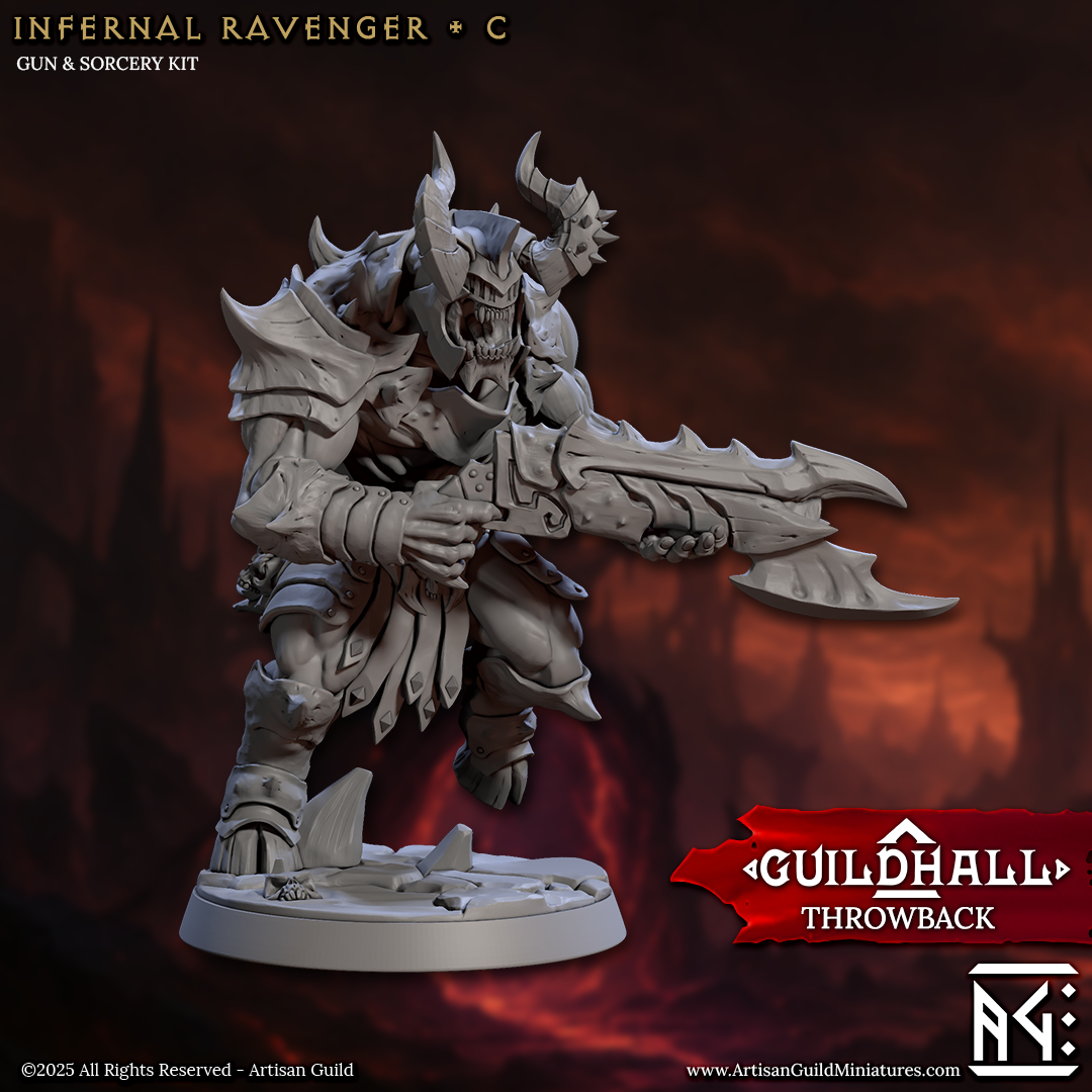 Basarakh, Infernal Ravagers, Guns & Sorcery Set (6 Variants Available) - Artisan Guild