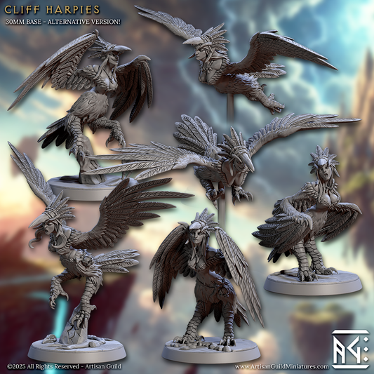 Cliff Harpies, Set B (6 Variants Available) - Artisan Guild (Copy)
