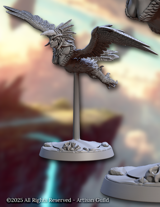 Cliff Harpies, Set B (6 Variants Available) - Artisan Guild (Copy)
