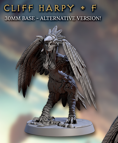 Cliff Harpies, Set B (6 Variants Available) - Artisan Guild (Copy)