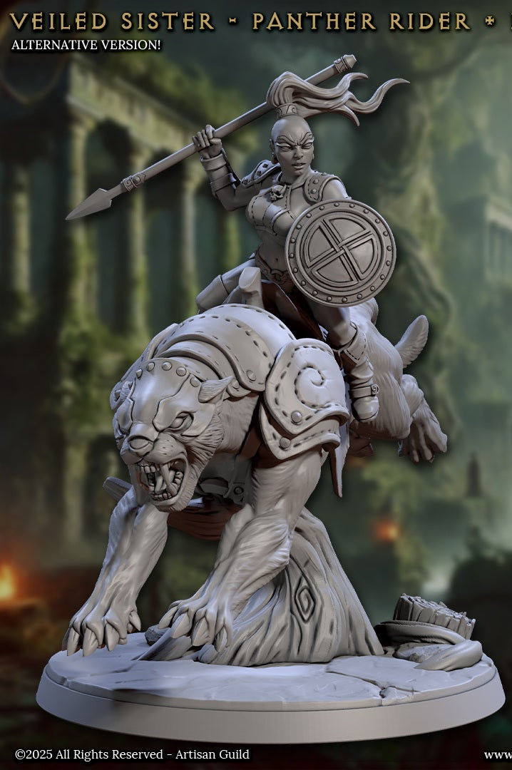 Veiled Sisterhood, Panther Riders - Set 1 (4 Variants Available) - Artisan Guild