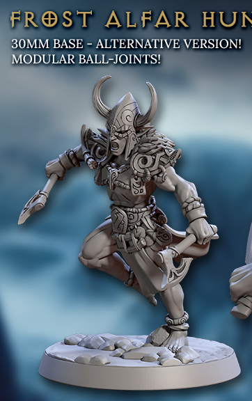 Frost Alfar, Winter Elves - Helmets (6 Variants Available) - Artisan Guild