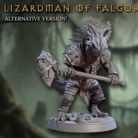 Lizardmen of Falgor, Set 2 (6 Variants Available) - Artisan Guild (Copy)