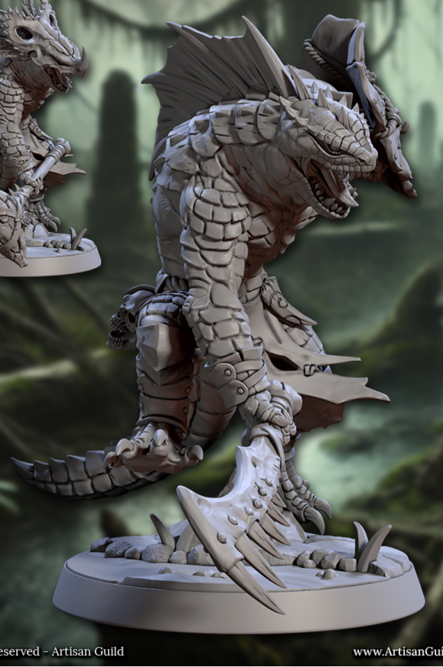 Lizardmen of Falgor, Set 1 (6 Variants Available) - Artisan Guild