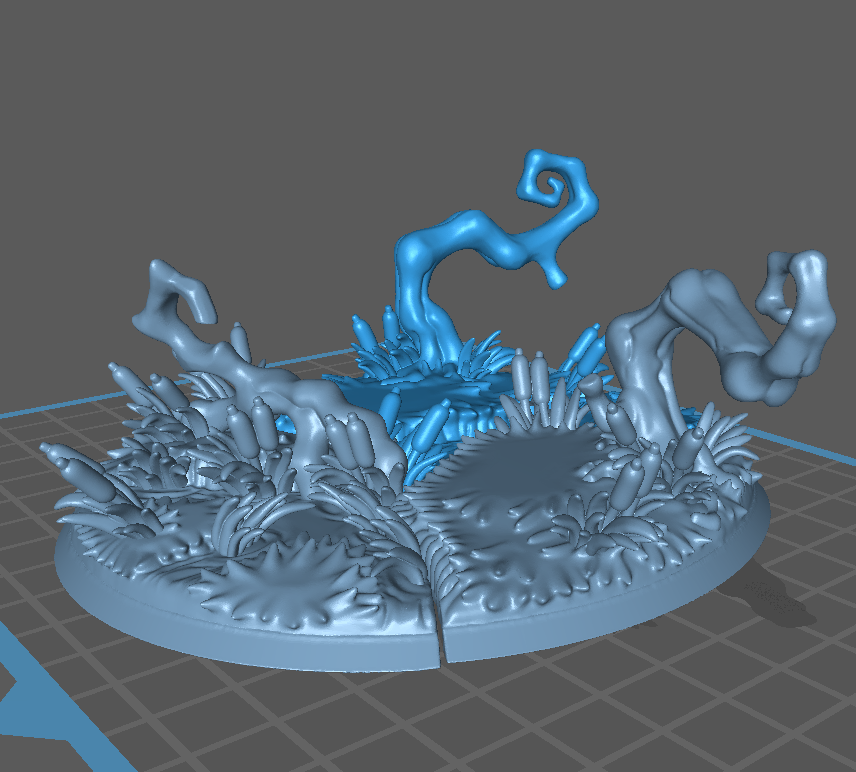 Murkmire Bases - Swamp and Marsh Terrain Base Set (16 Variants Available) - Battle Yak