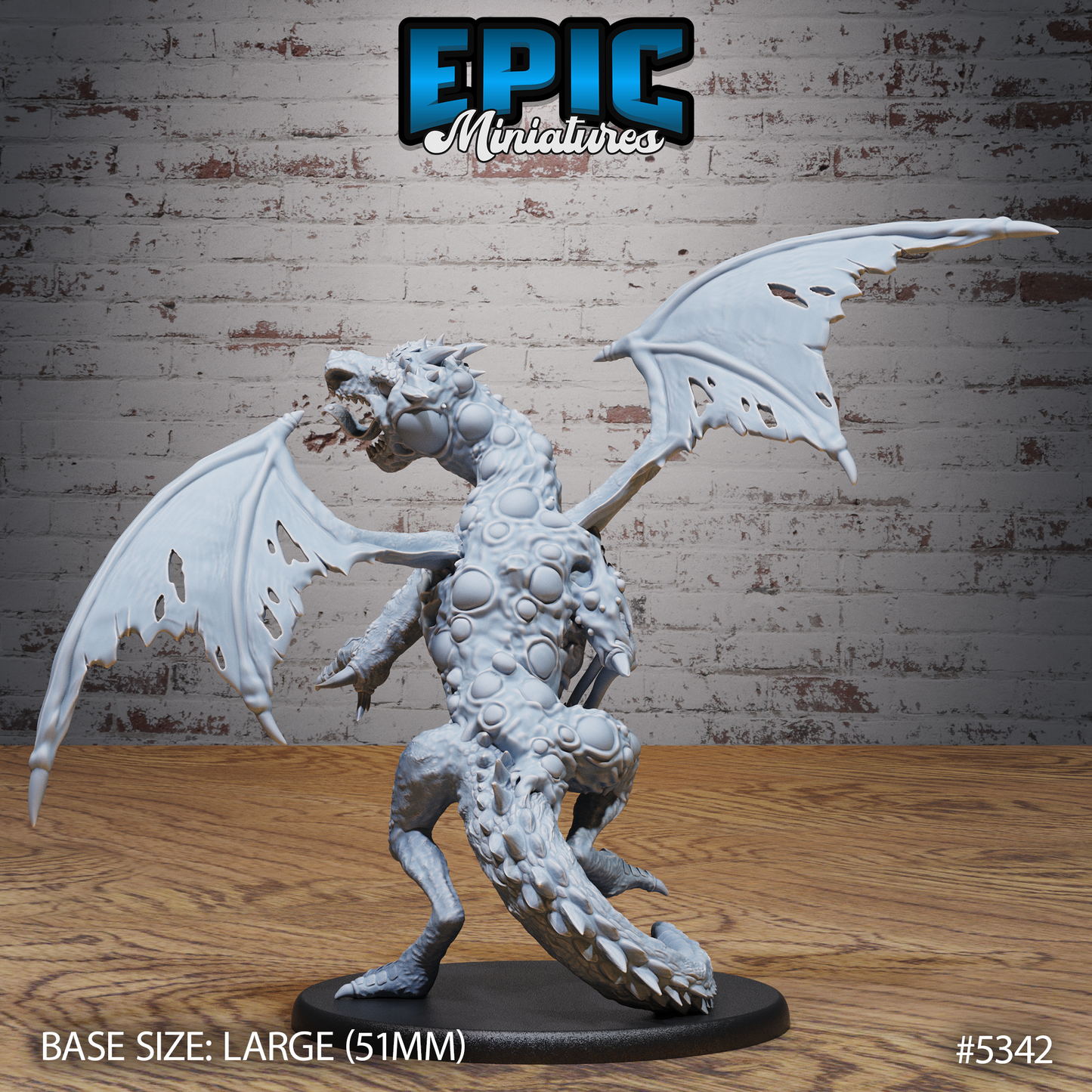 Miasma Dragon (3 Variants Available) - Epic Miniatures