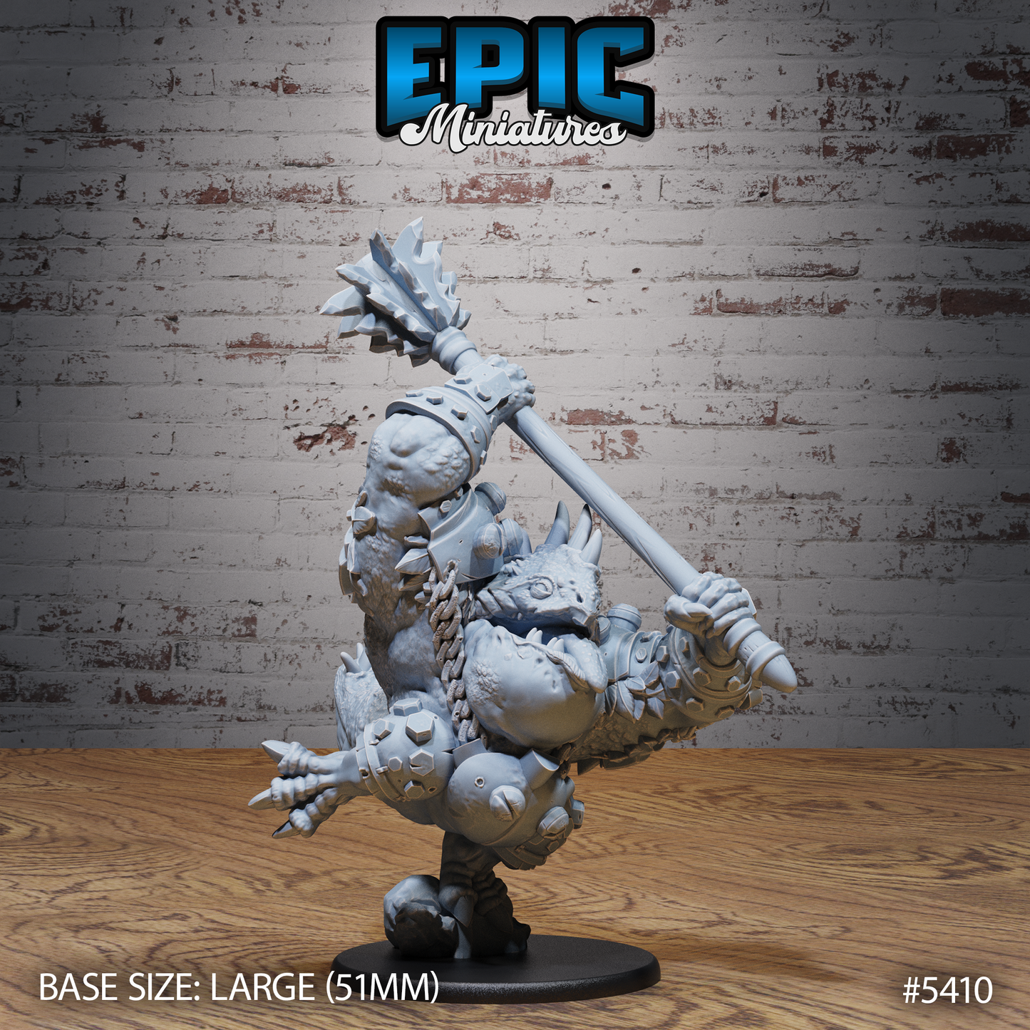 Bulky Lizard Bandit (3 Variants Available) - Epic Miniatures