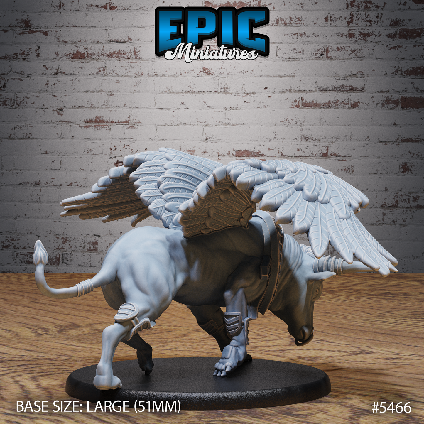 Winged Bull Beast (3 Variants) - Epic Miniatures
