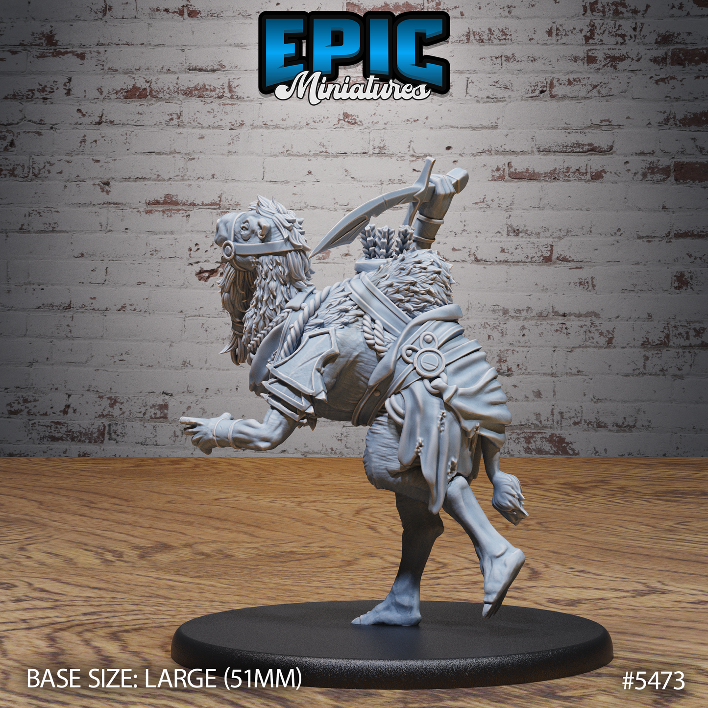 Camel Folk Warrior (3 Variants Available) - Epic Miniatures