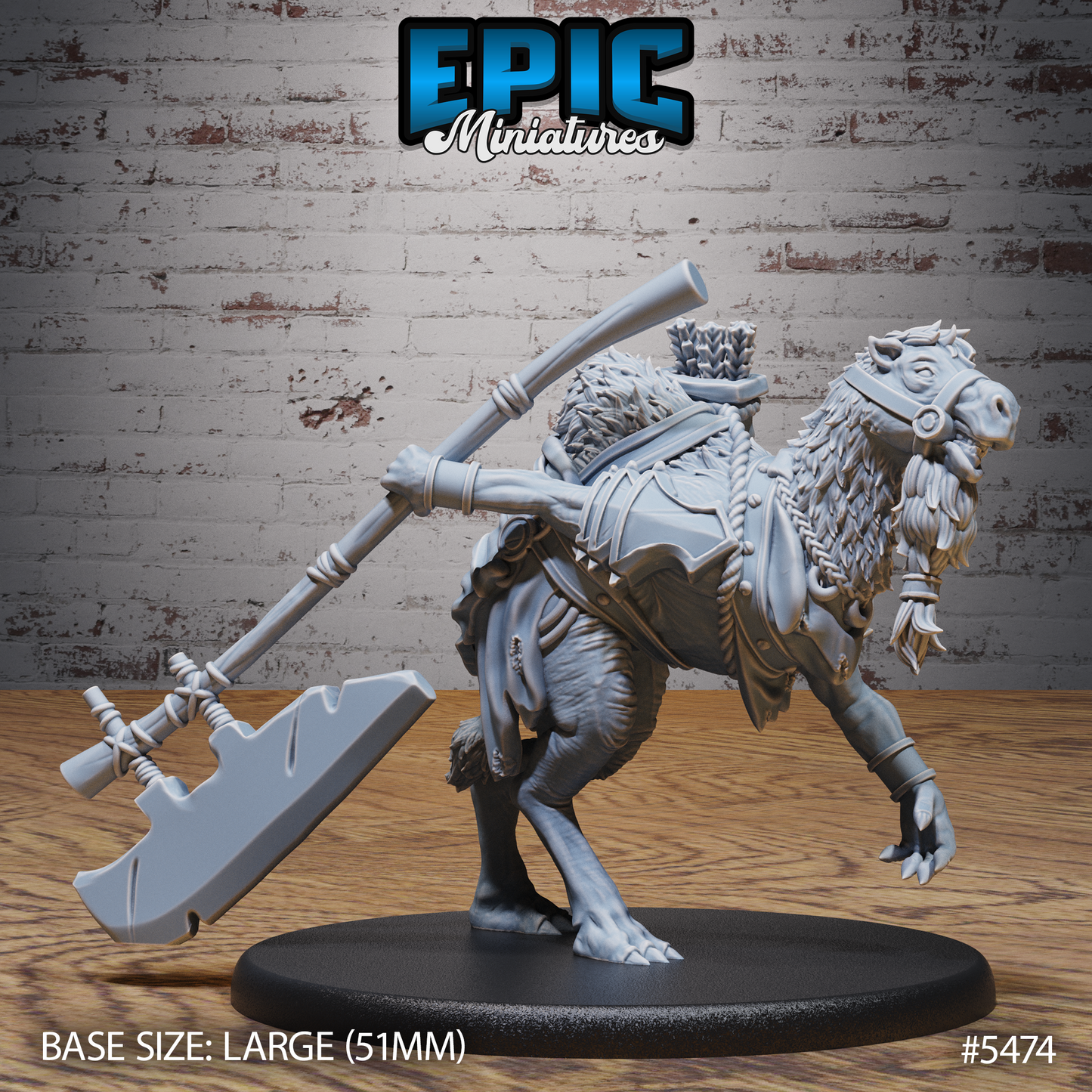 Camel Folk Warrior (3 Variants Available) - Epic Miniatures