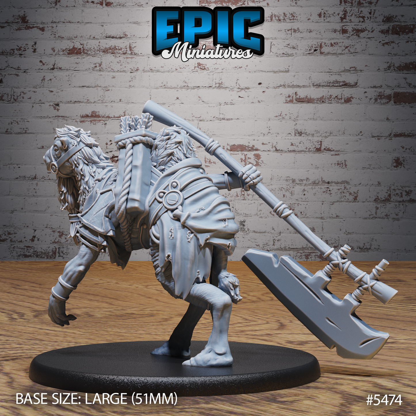 Camel Folk Warrior (3 Variants Available) - Epic Miniatures
