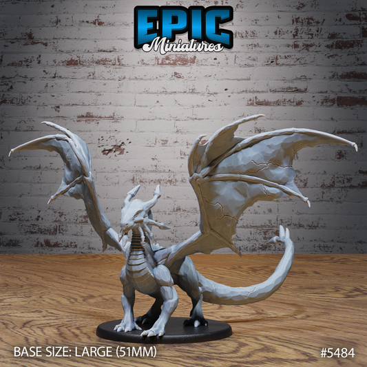 Sapphire Dragon (5 Variants Available) - Epic Miniatures