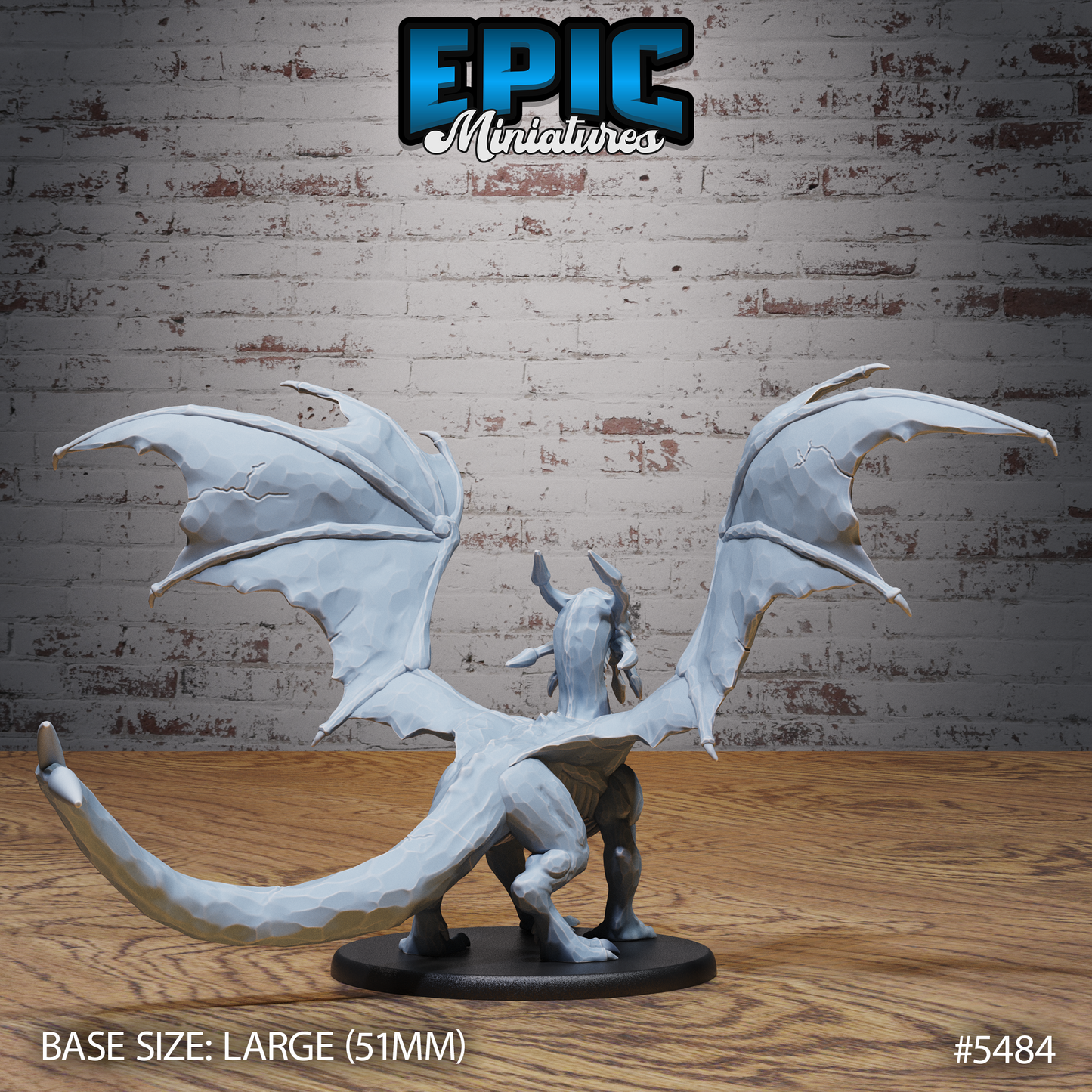 Sapphire Dragon (5 Variants Available) - Epic Miniatures
