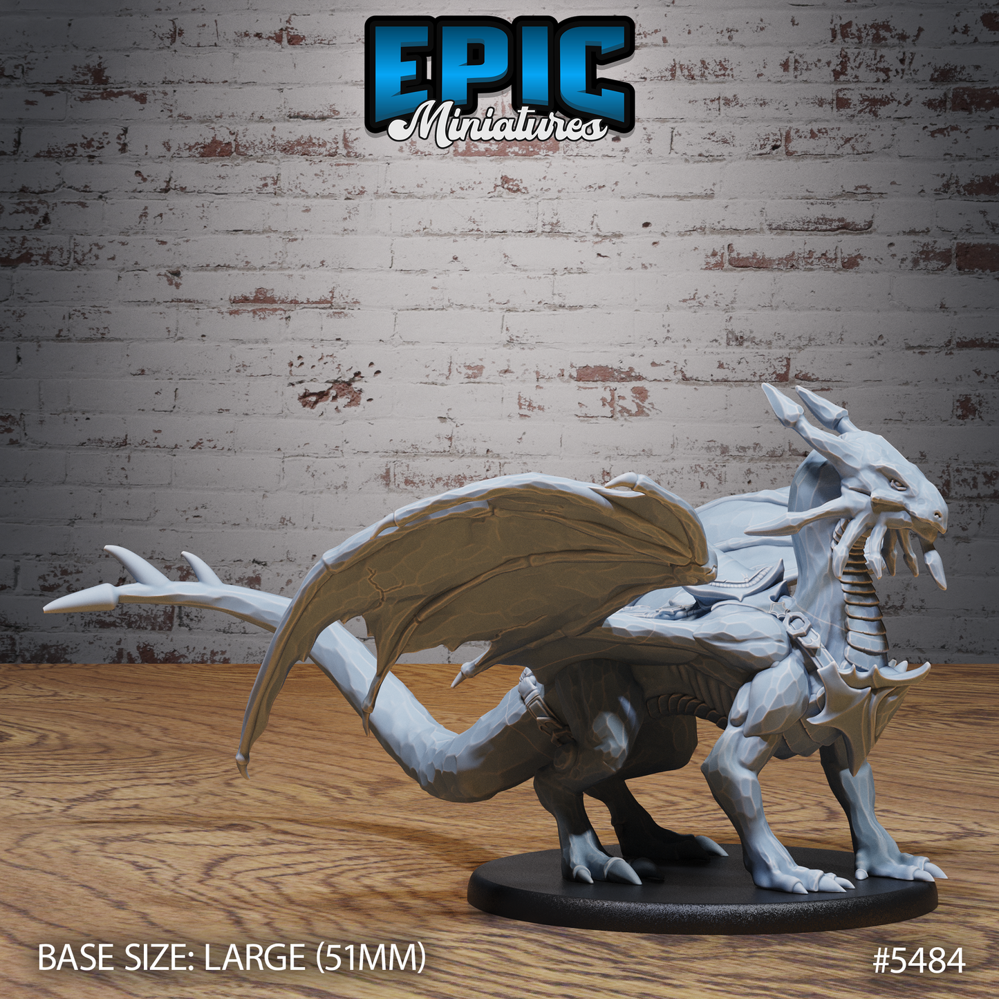 Sapphire Dragon (5 Variants Available) - Epic Miniatures