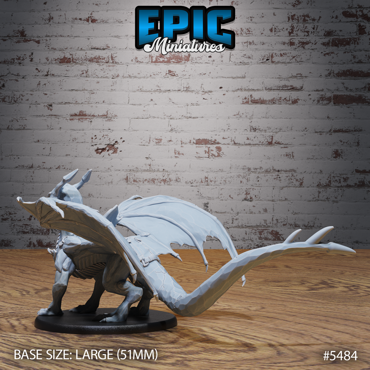 Sapphire Dragon (5 Variants Available) - Epic Miniatures