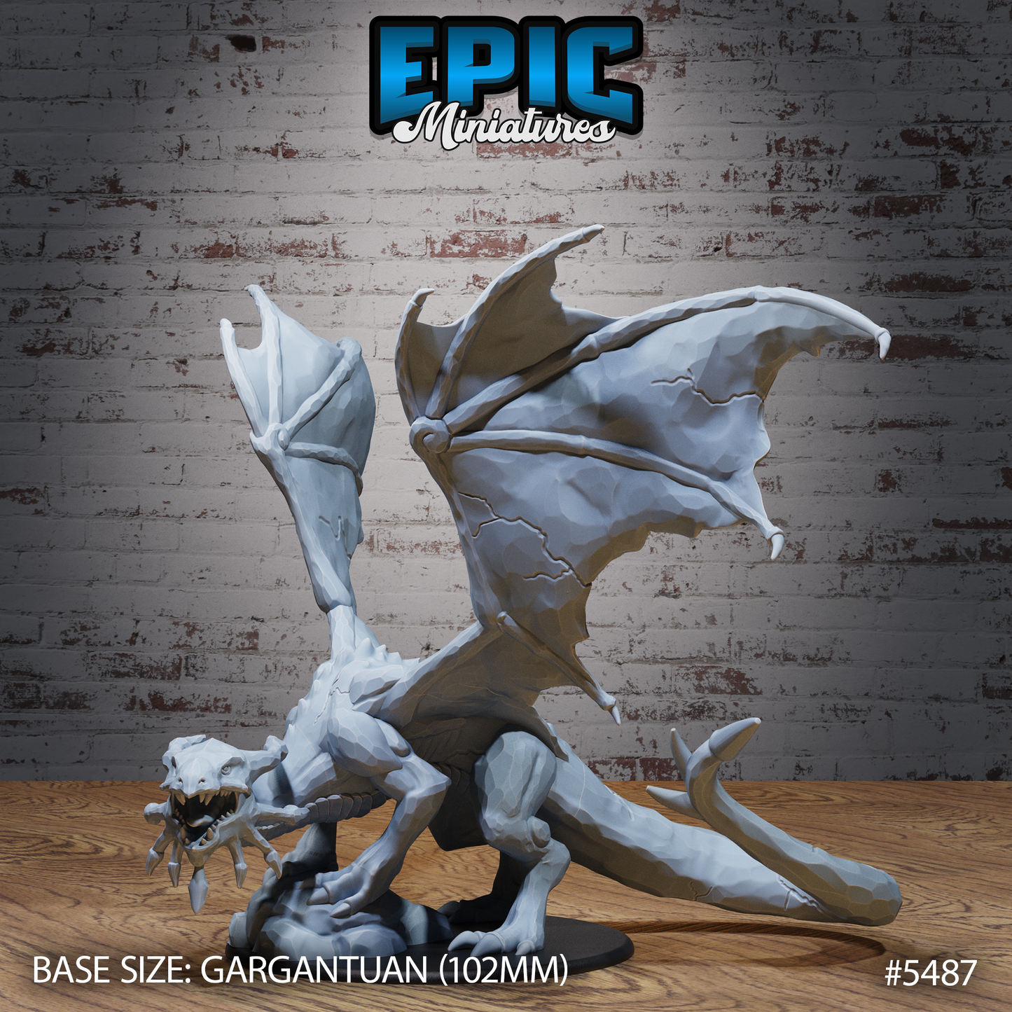 Sapphire Dragon (5 Variants Available) - Epic Miniatures