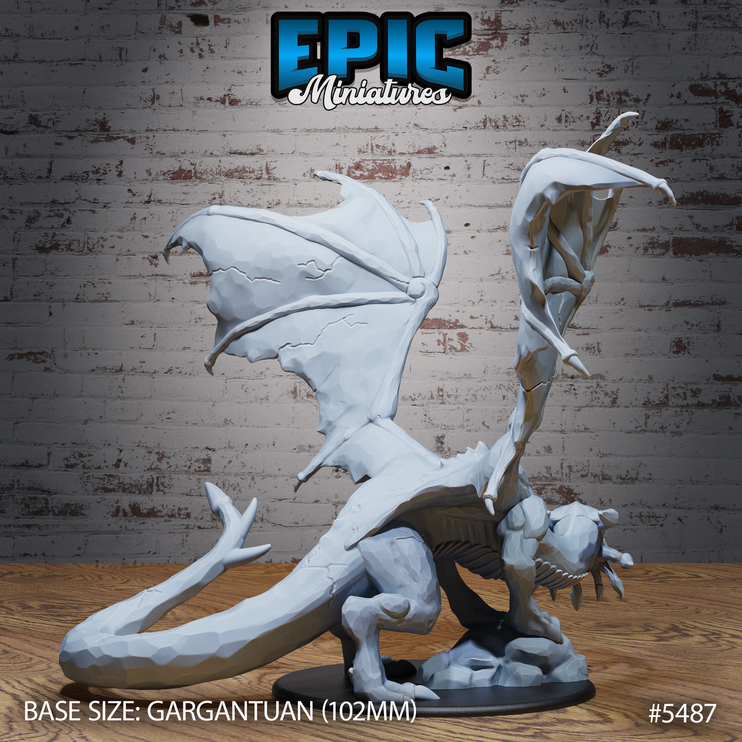 Sapphire Dragon (5 Variants Available) - Epic Miniatures