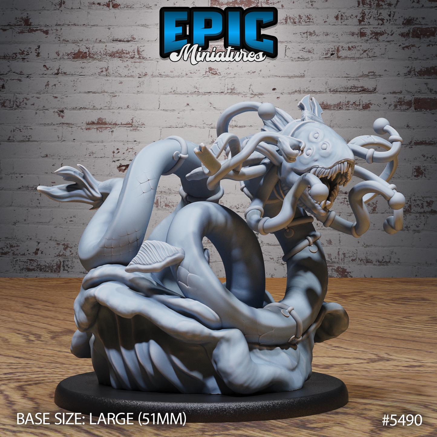 Deep Sea Eel (3 Variants Available) - Epic Miniatures