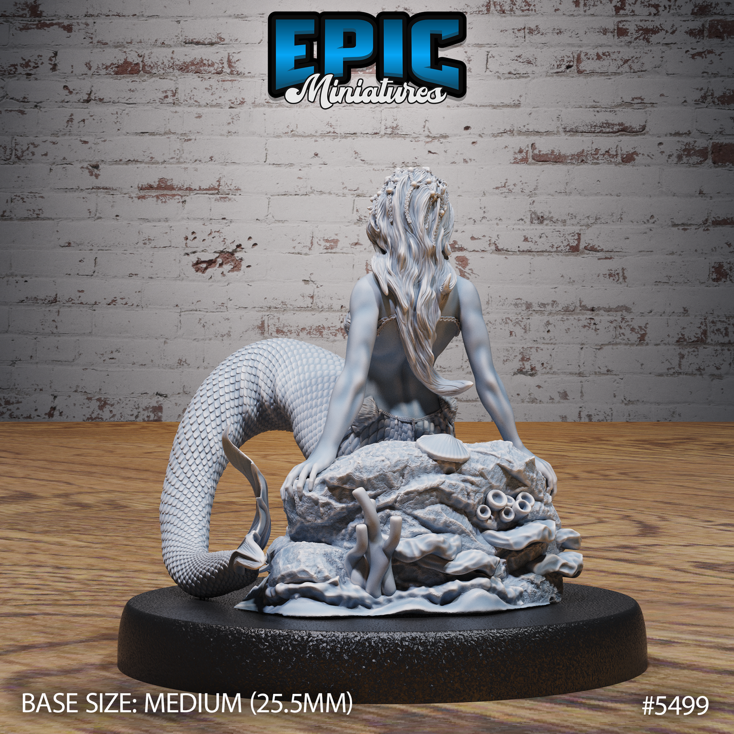 Mermaid, Classic (3 Variants Available) - Epic Miniatures