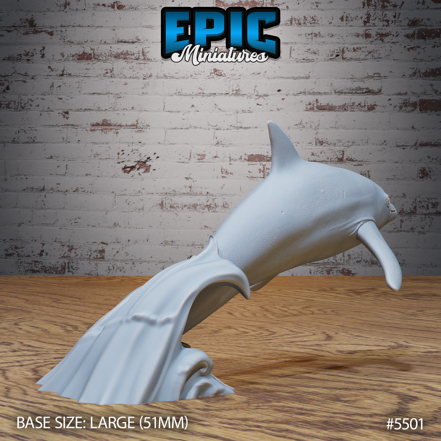 Dolphin (2 Variants Available) - Epic Miniatures