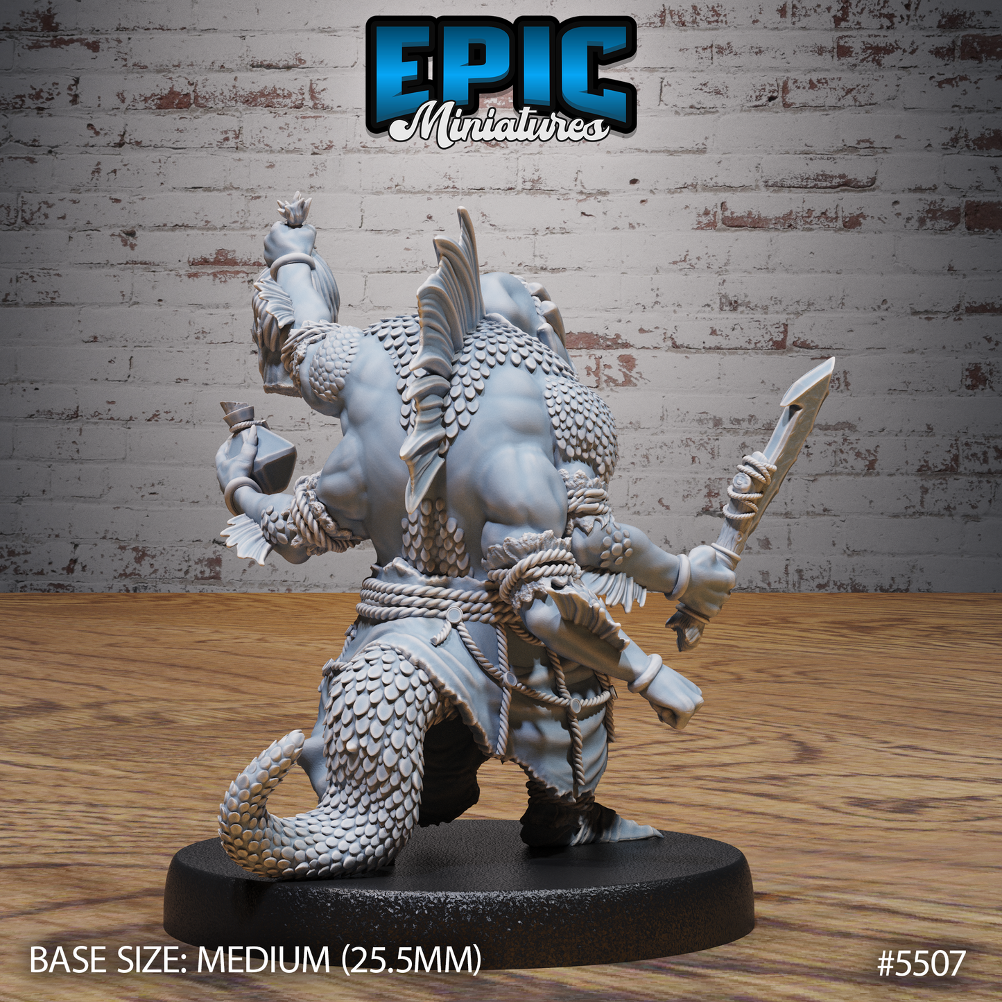 Fishfolk Vagabond (3 Variants Available) - Epic Miniatures