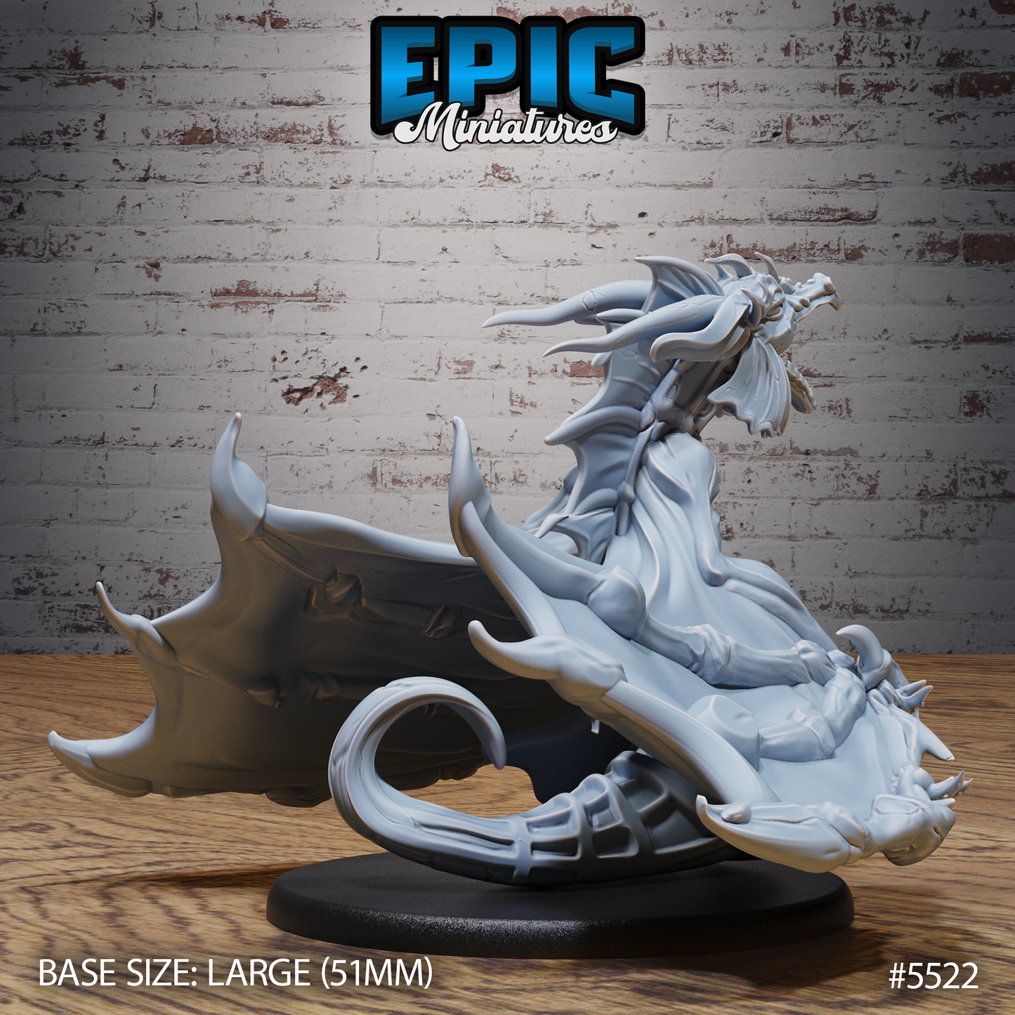 Seahorse Drake (3 Variants Available) - Epic Miniatures