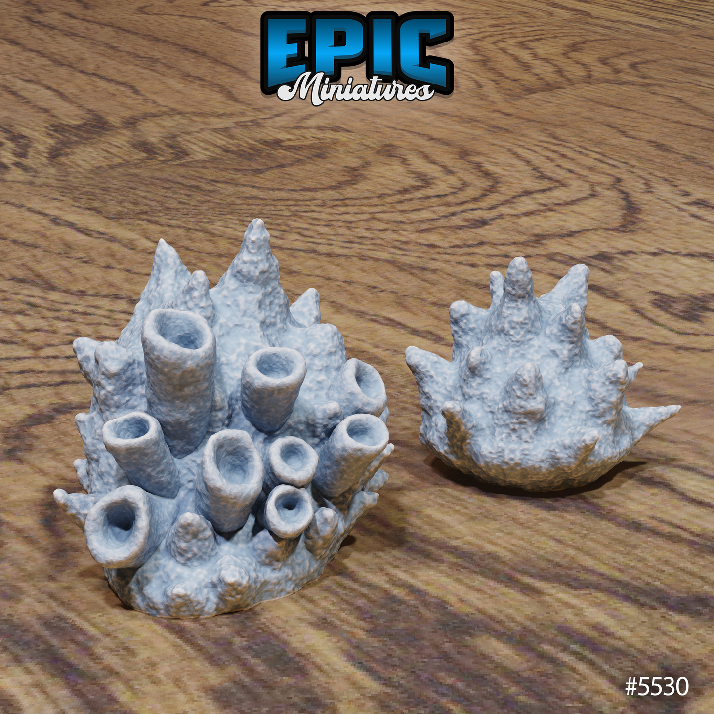 Underwater Scatter, Corals (8 Variants Available) - Epic Miniatures