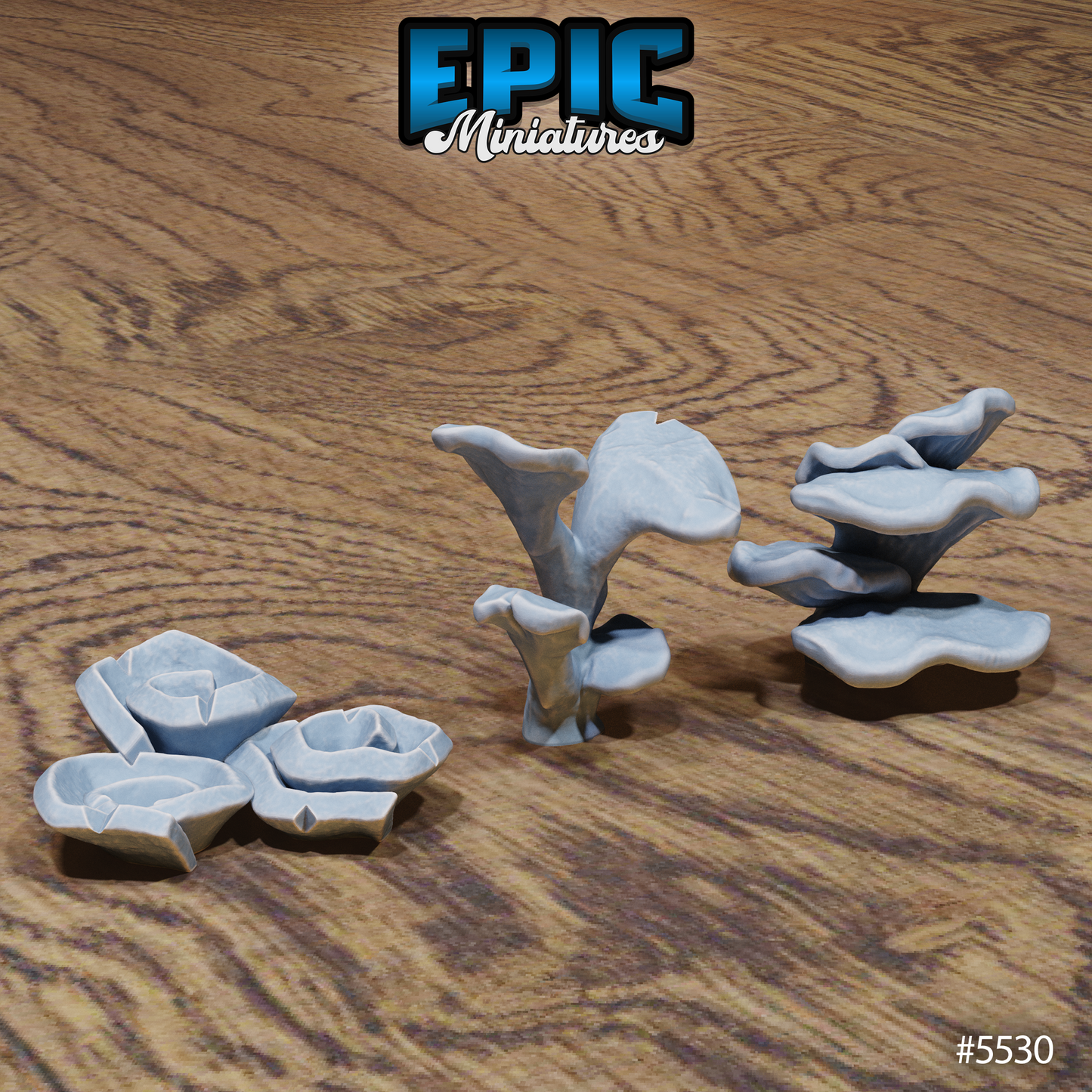 Underwater Scatter, Corals (8 Variants Available) - Epic Miniatures