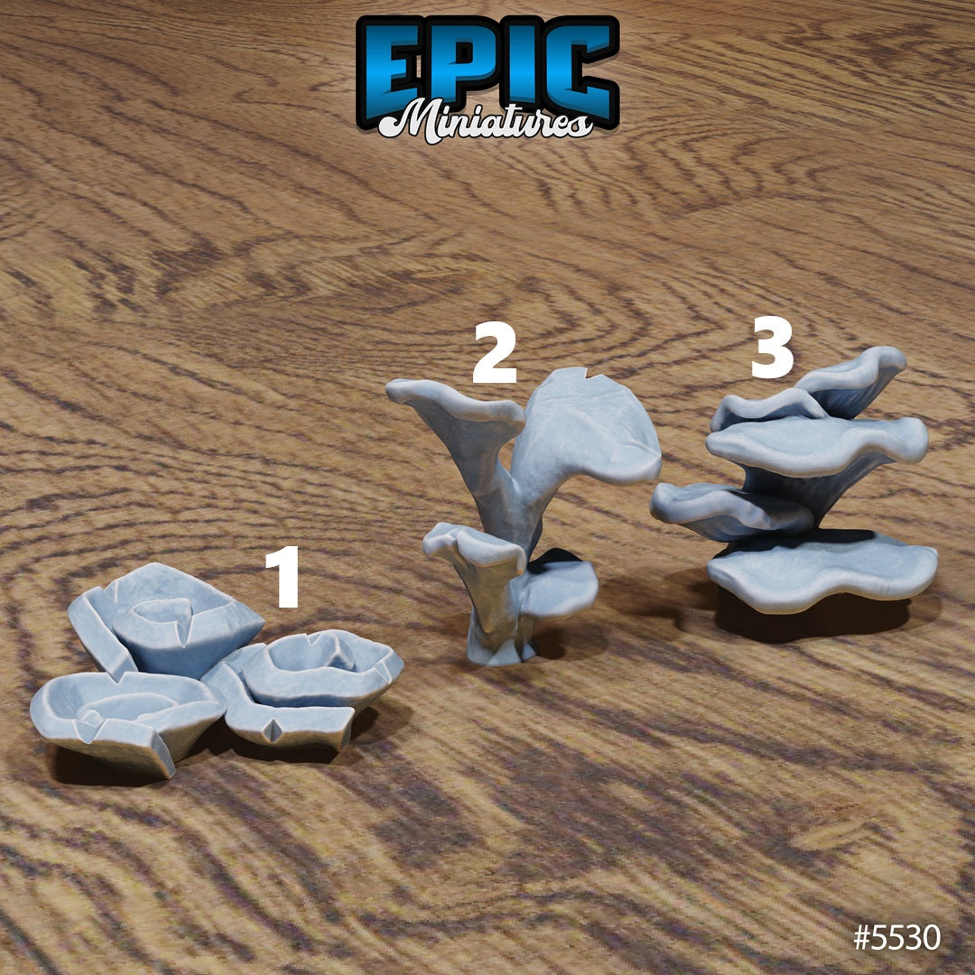Underwater Scatter, Corals (8 Variants Available) - Epic Miniatures