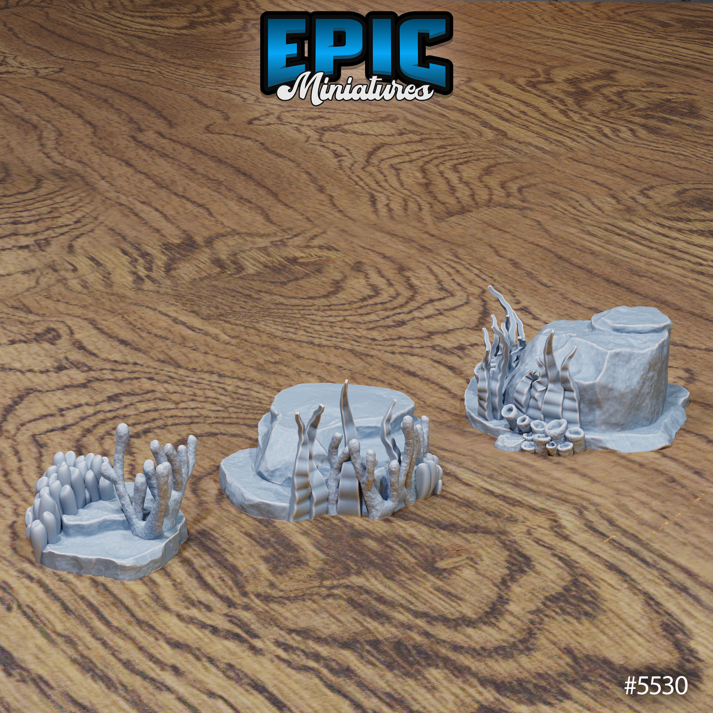 Underwater Scatter, Seaweeds (6 Variants Available) - Epic Miniatures