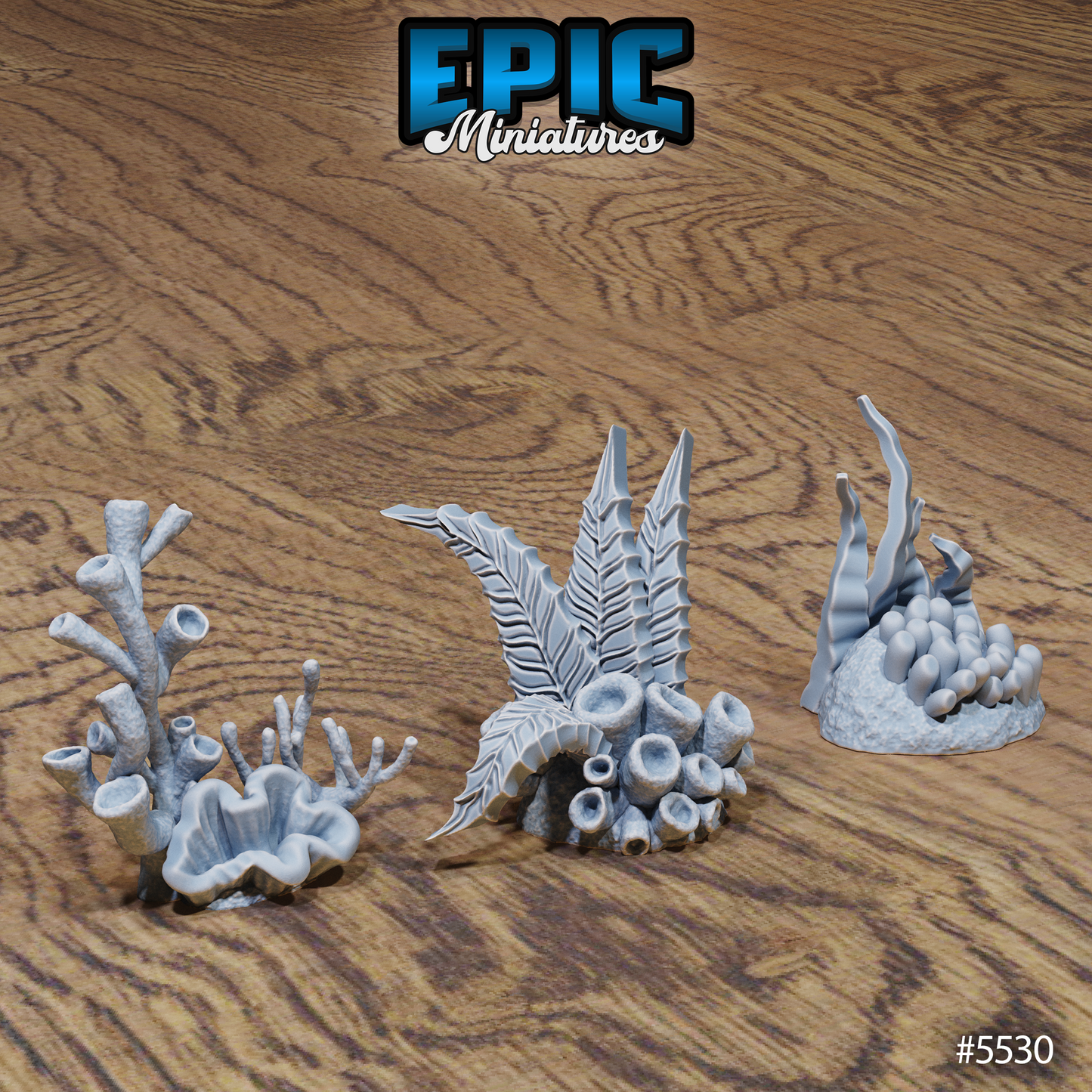 Underwater Scatter, Seaweeds (6 Variants Available) - Epic Miniatures