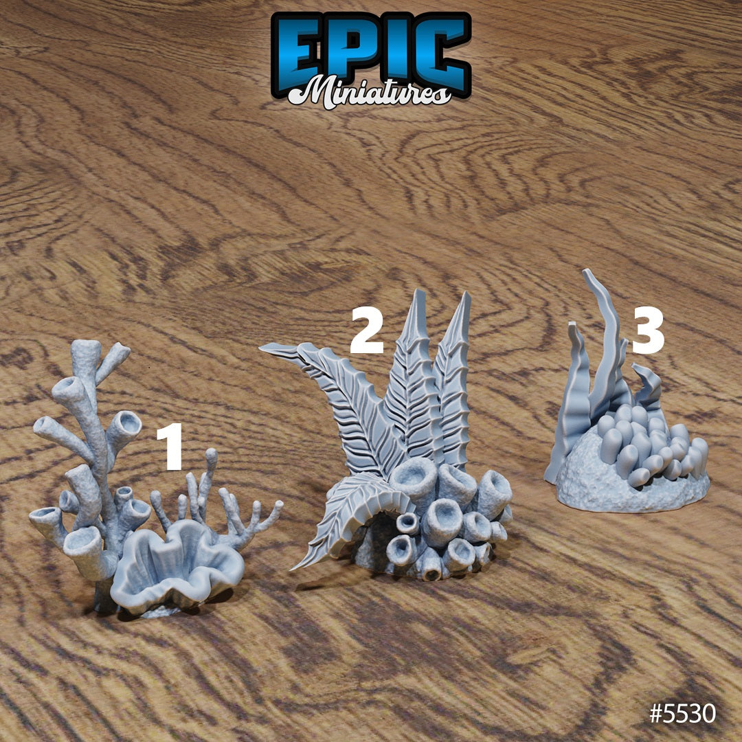 Underwater Scatter, Seaweeds (6 Variants Available) - Epic Miniatures