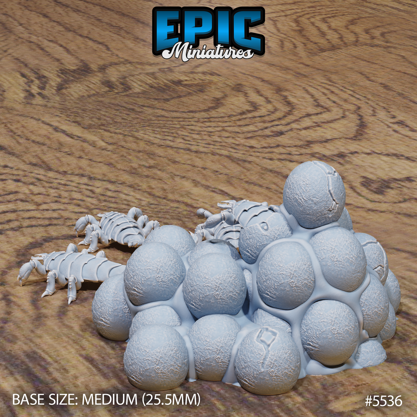 Ankheg Mother, Eggs and Young (7 Variants Available) - Epic Miniatures
