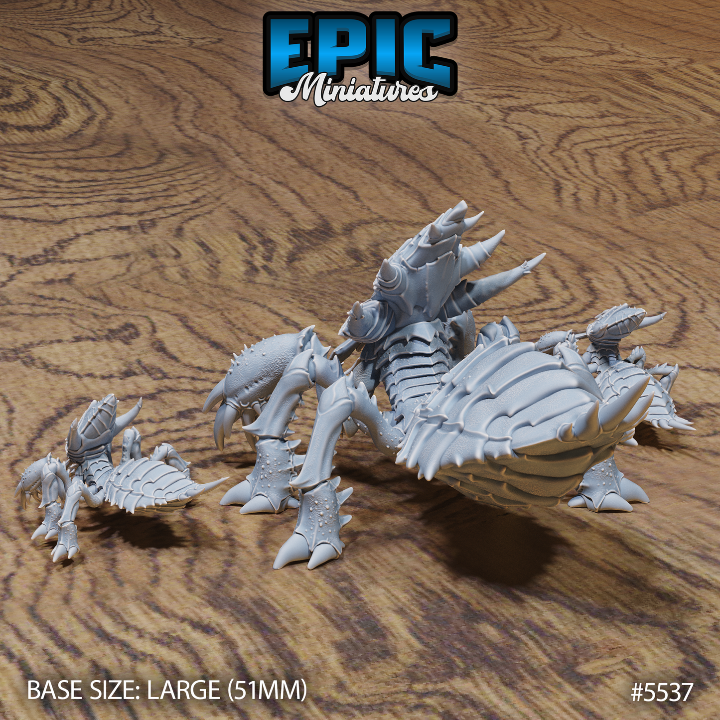 Ankheg Mother, Eggs and Young (7 Variants Available) - Epic Miniatures