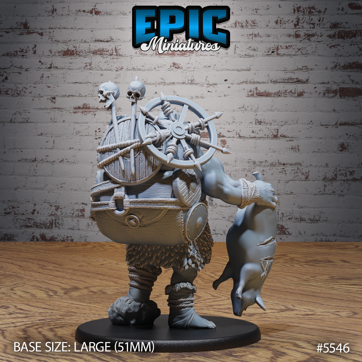 Ogre Butcher (3 Variants Available) - Epic Miniatures