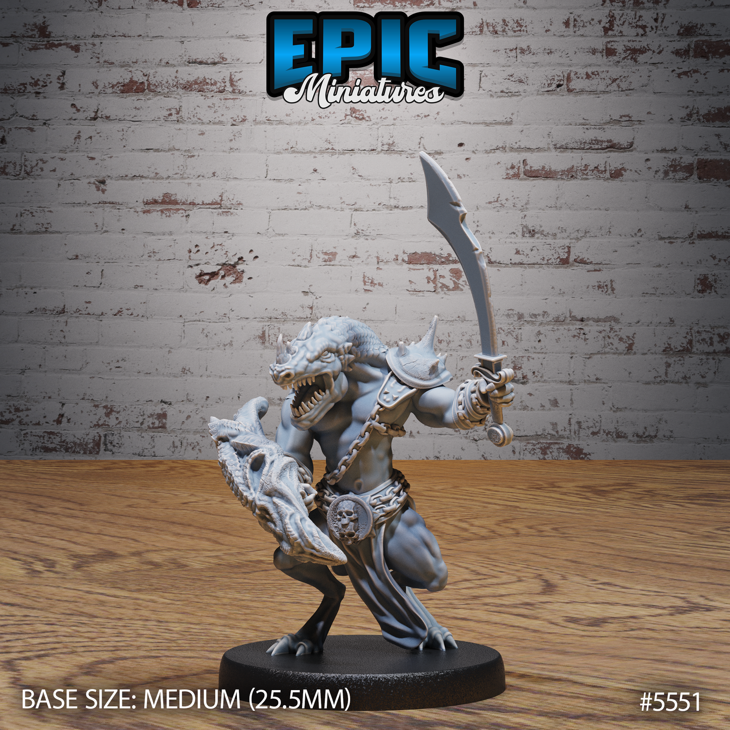 Blue Dragonspawn (3 Variants Available) - Epic Miniatures