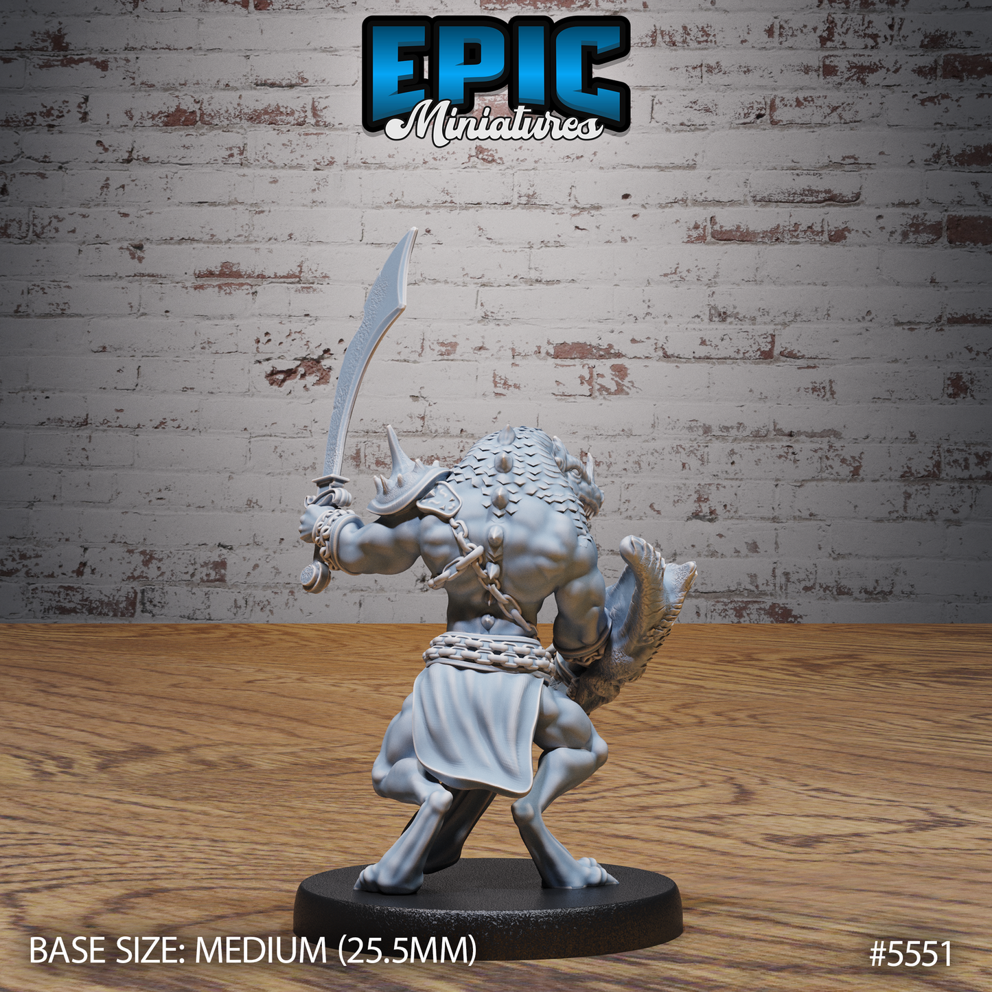 Blue Dragonspawn (3 Variants Available) - Epic Miniatures