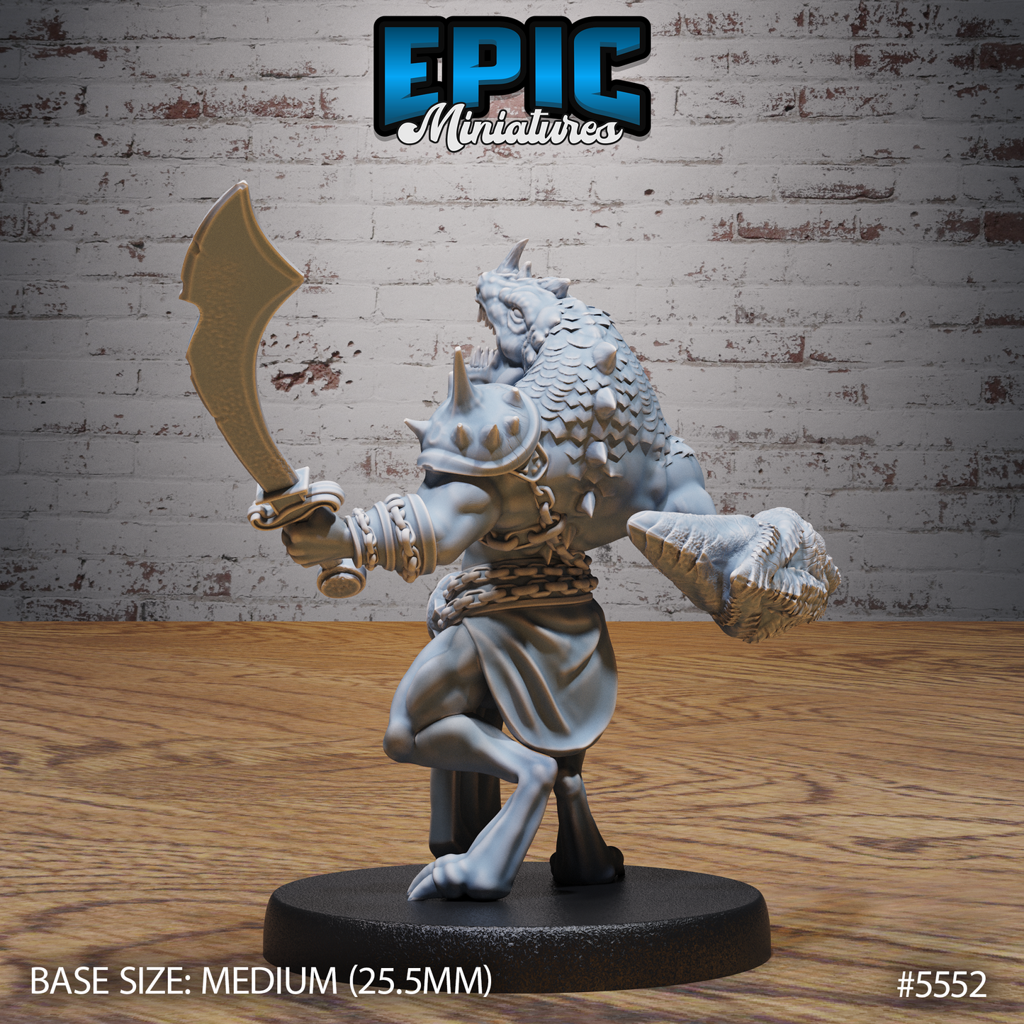 Blue Dragonspawn (3 Variants Available) - Epic Miniatures