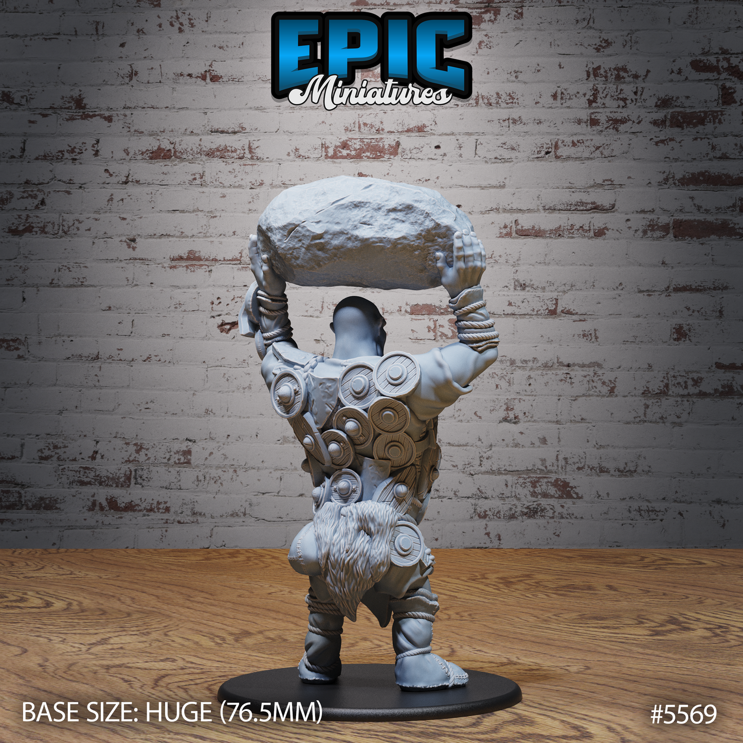 Shield Hill Giant (3 Variants Available) - Epic Miniatures
