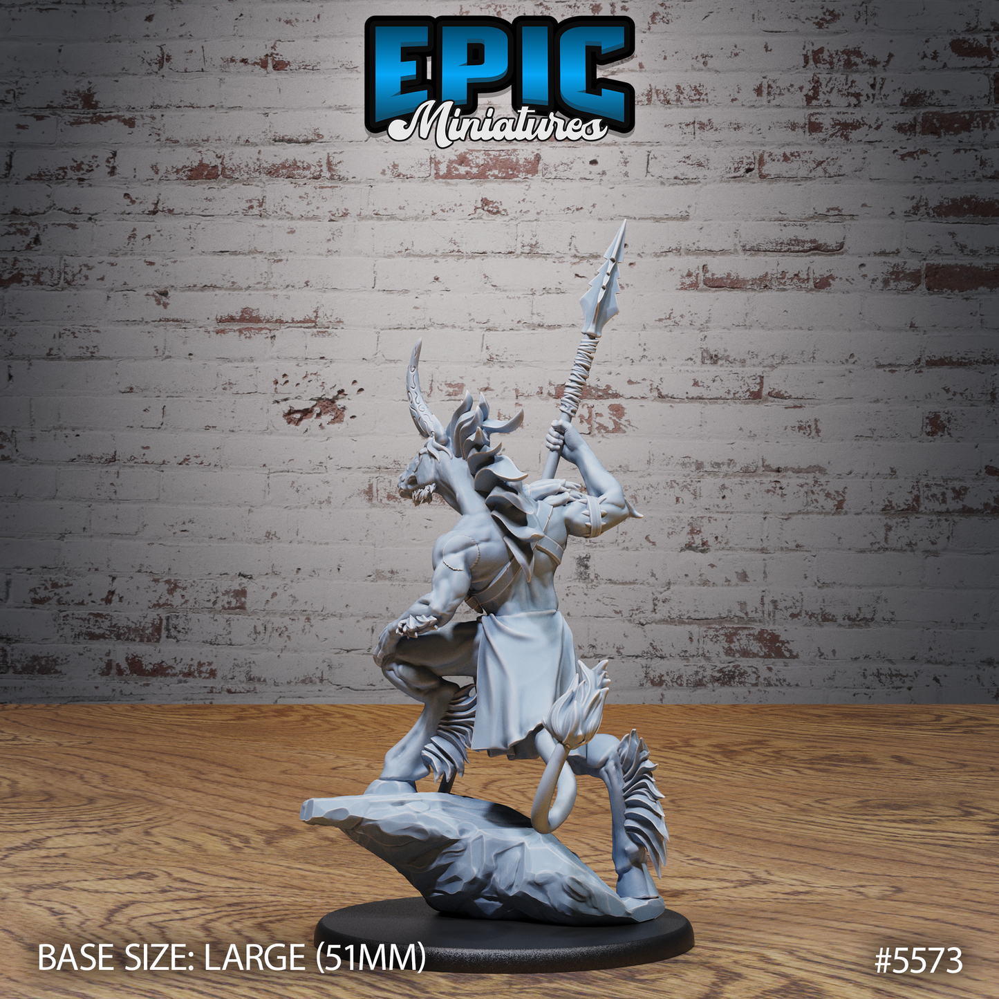 Unicorn Folk Warrior (3 Variants Available) - Epic Miniatures