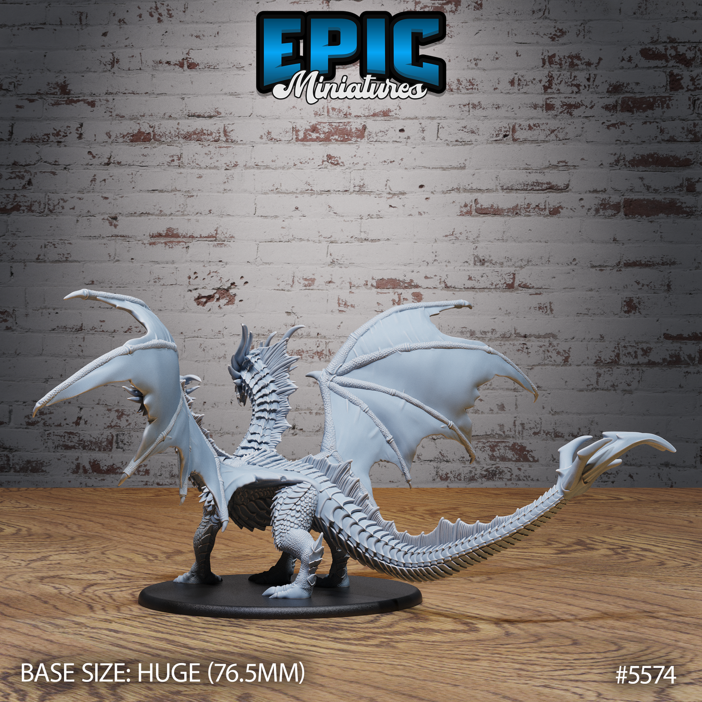 Two Headed Dragon (4 Variants Available) - Epic Miniatures