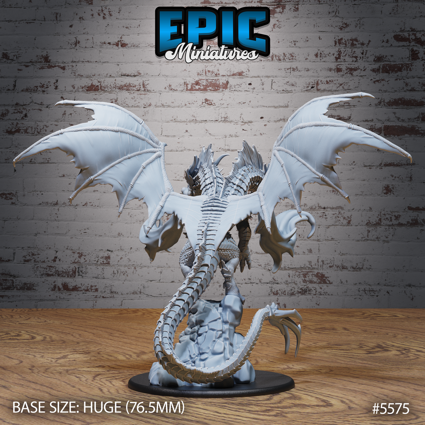 Two Headed Dragon (4 Variants Available) - Epic Miniatures