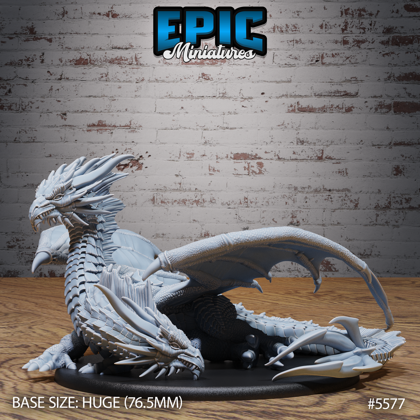 Two Headed Dragon (4 Variants Available) - Epic Miniatures