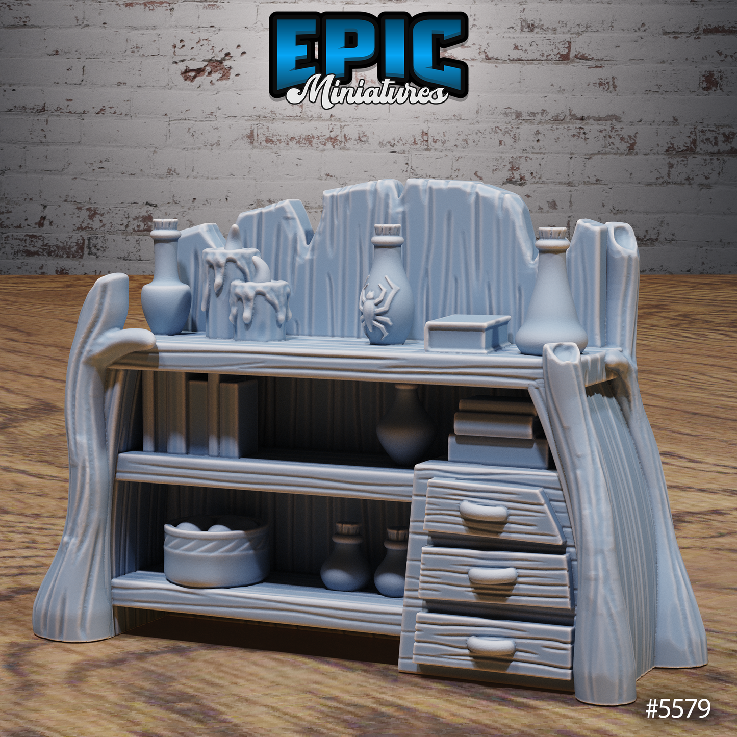Witch Hut Terrain Scatter Set - Furniture (7 Variants Available) - Epic Miniatures