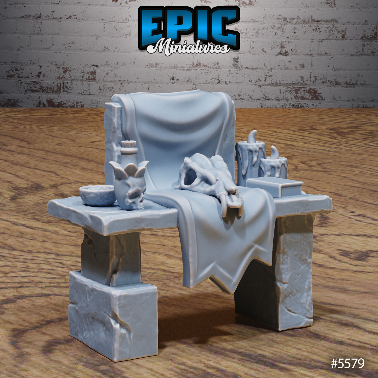 Witch Hut Terrain Scatter Set - Furniture (7 Variants Available) - Epic Miniatures