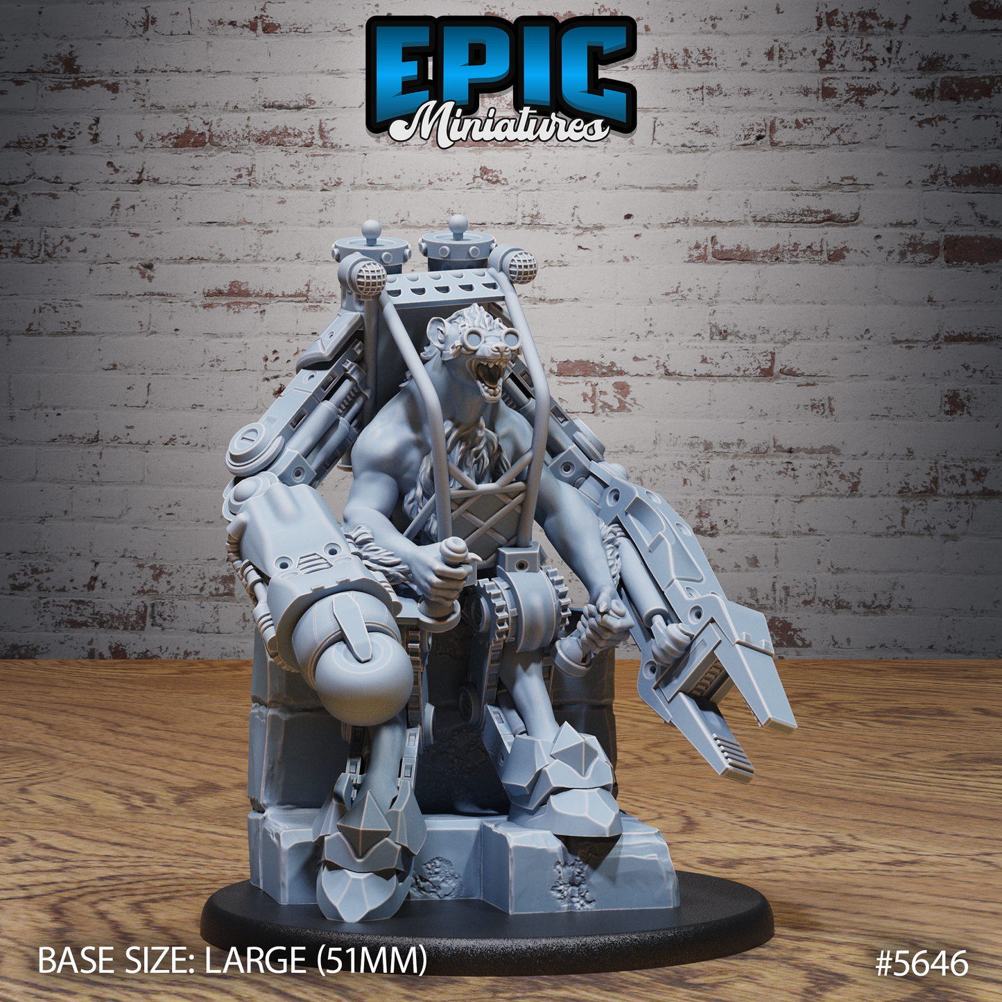 Artificer Gnoll (3 Variants Available) - Epic Miniatures